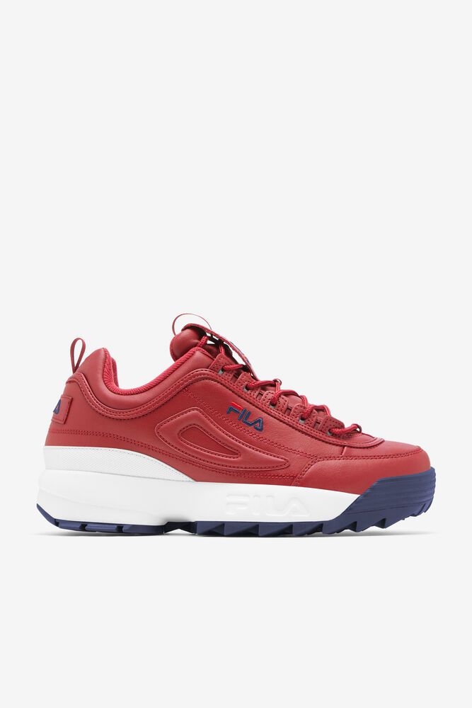 Fila Tenisky Panske Disruptor 2 Premium Červené - ZMFCH0821